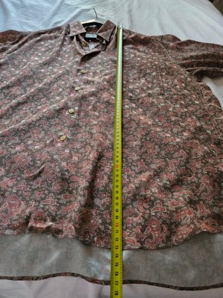 Camisa vintage años 80 estampado paisley