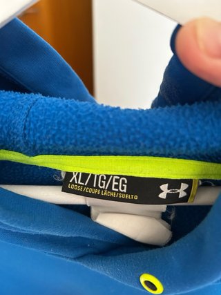 Sudadera Under Armour Azul y Gris