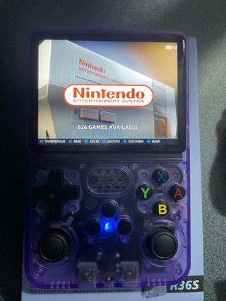 Consola R36S Original + Tarjeta SD 64GB