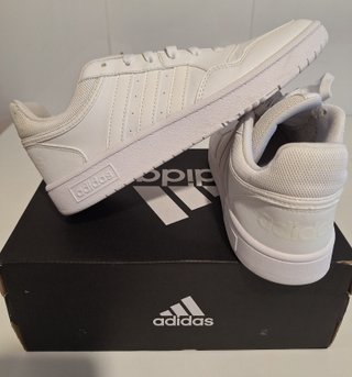 Zapatillas Adidas Hoops 3.0 Blancas T.40 SEMINUEVA