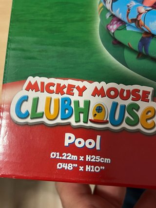 Piscina hinchable Mickey Mouse Clubhouse