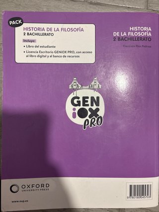Historia de la Filosofía, 2 Bachillerato, Genio...