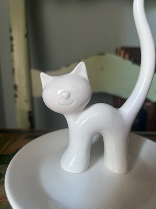 Joyero gato blanco