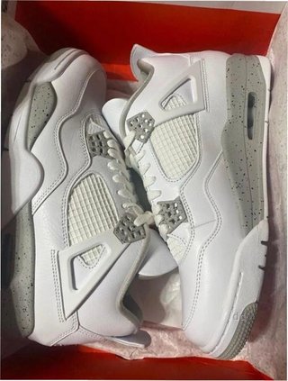 Jordan 4 Retro White Oreo EU 40.5