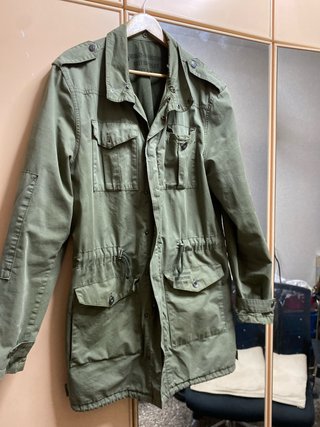 Chaqueta 3/4 Moto Verde Militar Harley Davidson