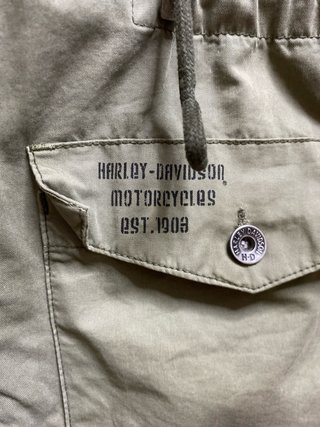 Chaqueta 3/4 Moto Verde Militar Harley Davidson