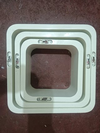 Juego 3 Cubos Decorativos Blancos