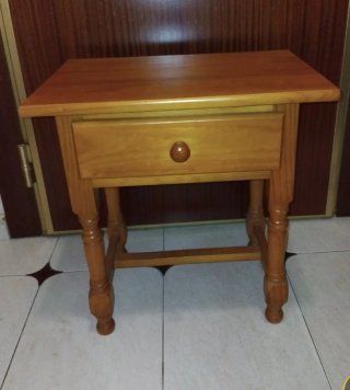 2 Mesitas de Noche Madera Marrón