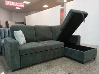 -Sofá Cama Luke*, Gris*. Arcón. Cómodo ¡EN OFERTA!