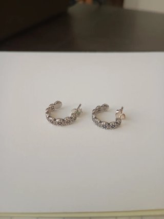 Pendientes Garati (14mm) SANSARU Plata