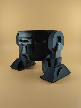Supporto R2D2 per Alexa Echo Dot (4a Generazione) Nero