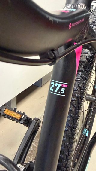Bicicleta MMR Mujer Montaña Negra/Rosa