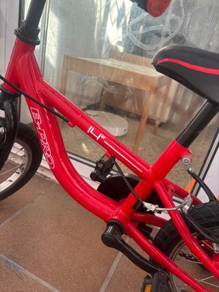 Bicicleta infantil B-Pro 14 roja