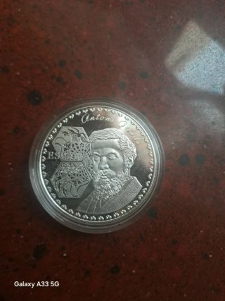 Moneda Plata Sagrada Familia Gaudí 10 Euro