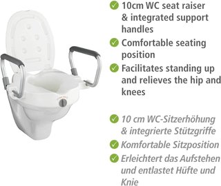 Asiento y tapa de inodoro Wenko Secura