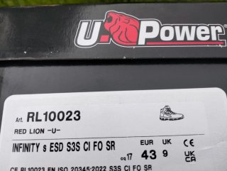 Botas de seguridad U-Power grises