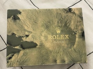 Estuche y caja Rolex vintage años 80