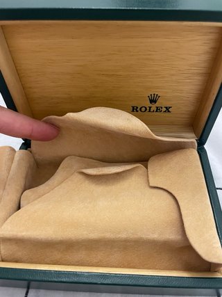 Estuche y caja Rolex vintage años 80