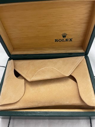 Estuche y caja Rolex vintage años 80
