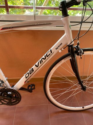 Bicicleta Paseo/Carretera Da Vinci Blanca