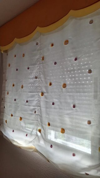 Estor juvenil naranja y blanco con bando
