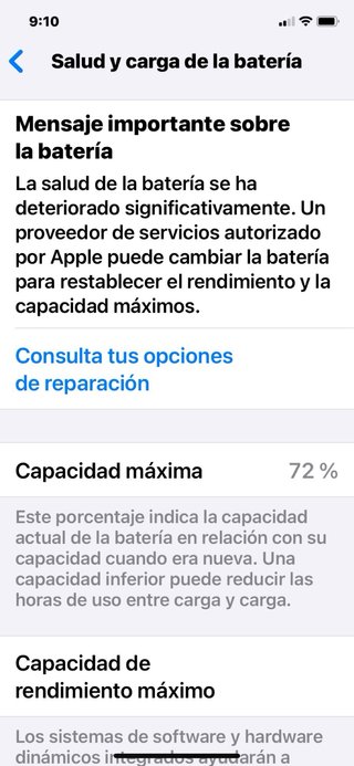 iPhone 11 128GB 72% Batería