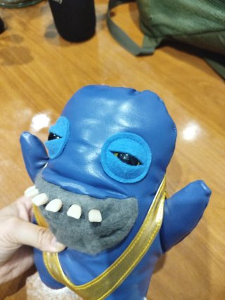 Peluche Monstruo Fuggler Azul