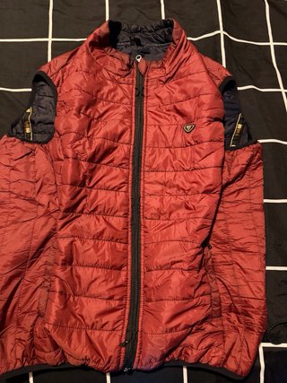 Chaqueta de cuero moto deportiva