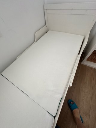 Cama infantil blanca Ikea+colchón