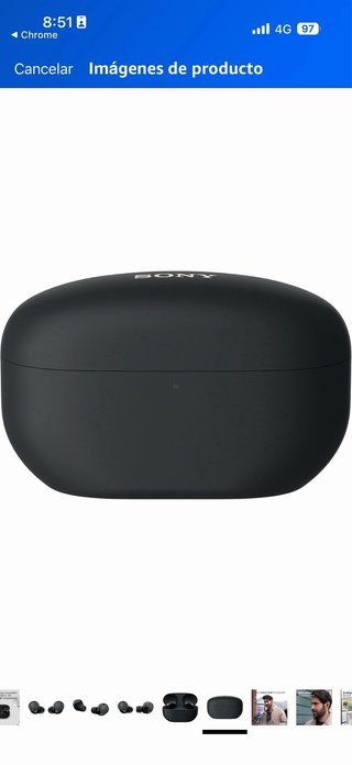 Auriculares Sony Negro y Dorado