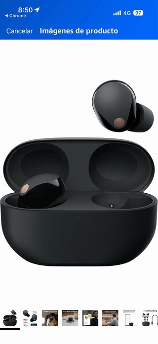 Auriculares Sony Negro y Dorado