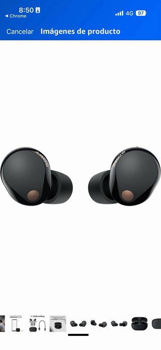 Auriculares Sony Negro y Dorado
