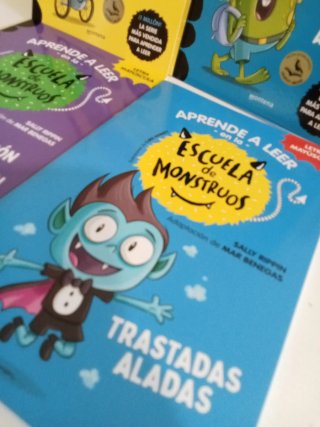 a leer en la Escuela de Monstruos 12, 11, 9 y 6