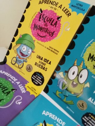 a leer en la Escuela de Monstruos 12, 11, 9 y 6