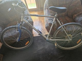 Bicicleta Decathlon Rockrider Plata