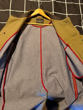 Gabardina Cortefiel Verde Oliva