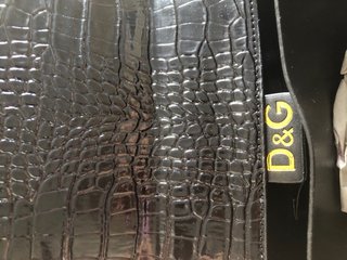 Bolso Negro DG Cadena Dorada