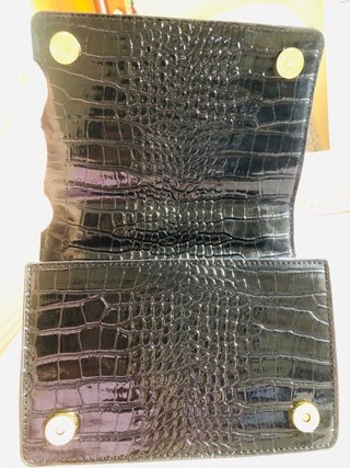 Bolso Negro DG Cadena Dorada