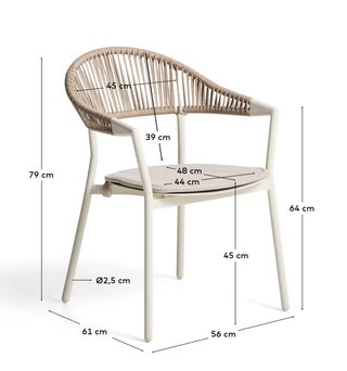 Sedia da esterno Kave Home Alimia