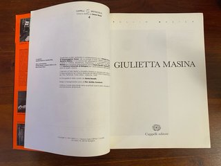 Libro Giulietta Masina - Tullio Kezich (Cappelli)