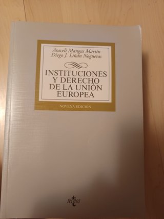 Instituciones y derecho de la Unión Europea