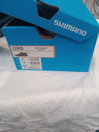 Zapatillas Ciclismo Shimano Gris/Verde