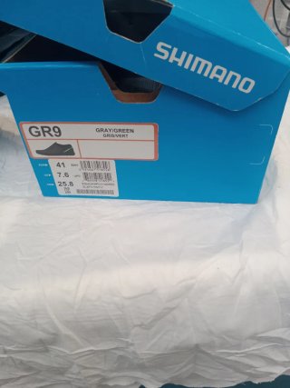 Zapatillas Ciclismo Shimano Gris/Verde
