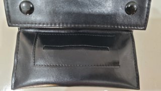 Cartera para tabaco negra