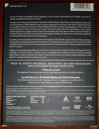 La Lista de Schindler Ed. Especial 2 discos [DVD]