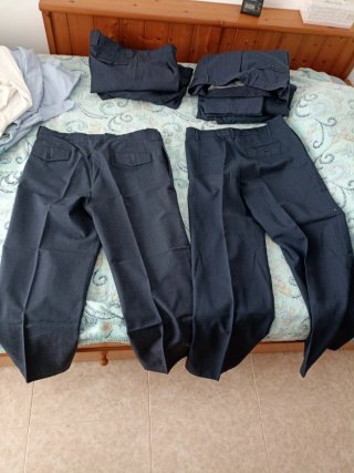 Lote 8 pantalones antiguos diario EA
