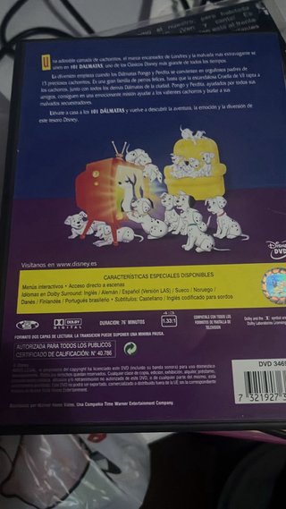 101 Dálmatas Película DVD