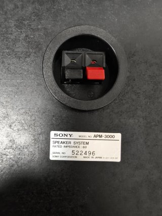 Altavoces Sony APM 3000 Vintage Made in Japan