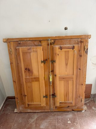 Ventanas doble de madera con cristales