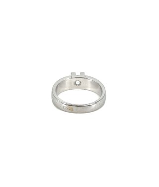 048-01-00257 Anillo Oro Blanco 18K Diamantes